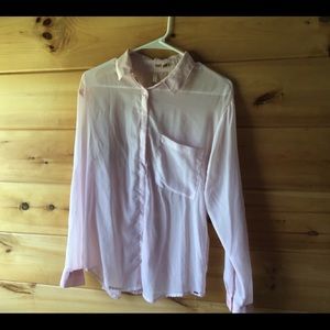 Light fabric button down